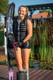 HO Girl's Omni Slalom Water Ski - Jungle - Lifestyle