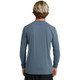 Billabong All Day Wave Loose Fit Long Sleeve Surf Tee - Blue Fog - Back