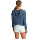 Free Fly Women's Bamboo Shade Crossover Long Sleeve - Pacific Blue - Back