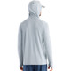 Free Fly Men's Bamboo Shade Hoodie - Heather Aspen Grey - Back