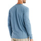 Free Fly Men's Bamboo Shade Long Sleeve - Heather Slate Blue