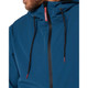 Follow Outer Spray Zip-Through Jacket - Slate - Zipper Detail