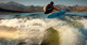 Ronix Osmo Skimmer - Tuff Tech - Dylan action shot blue