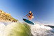 Ronix Women's Moment Carbon Air Core 4 Wakesurf Board - Ava action shot