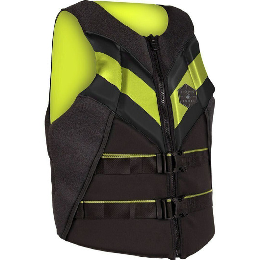Liquid Force Rush Life Jacket Black/Lime