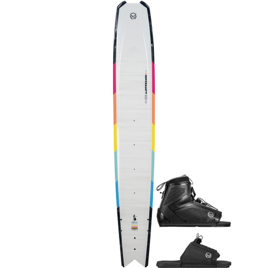 HO Hovercraft Water Ski w/ Stance 110 Bindings and ARTP 2022 White