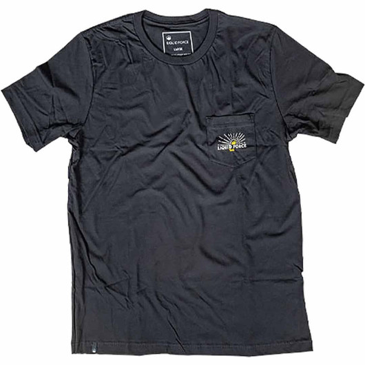 Liquid Force Alpine Pocket Tee - Black | WakeHouse.com