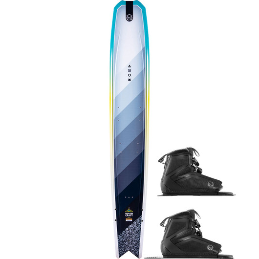 HO Hovercraft Water Ski w/ Double Stance 110 Bindings Teal