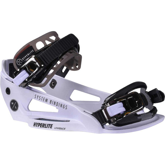 Hyperlite System Lowback Wakeboard Binding White 2024