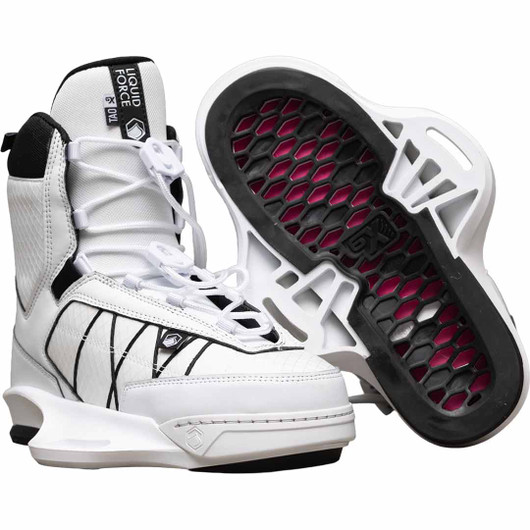 Photo of Liquid Force Tao 6X Wakeboard Boots - 2026 - White by Liquid Force