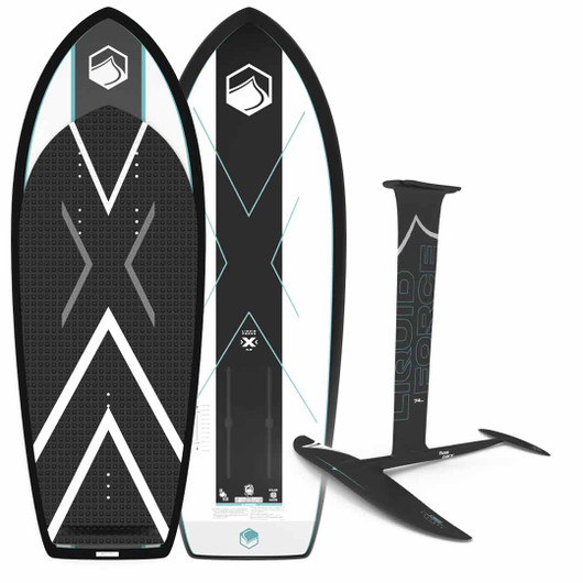 Photo of Liquid Force X Foil w/ Stratus Carbon 1100 Fuselock Foil Set - 2026 by Liquid Force
