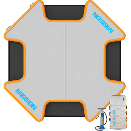 Photo of Mission Reef Play Easy Up Large Inflatable Water Mat - 11'4"x11'4"x6"