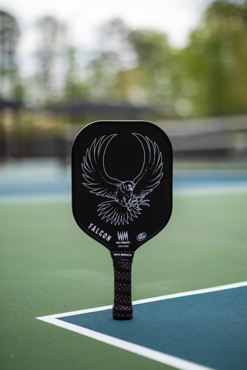 Falcon 3K lightweight (7.8 oz) carbon fiber pickleball paddle with