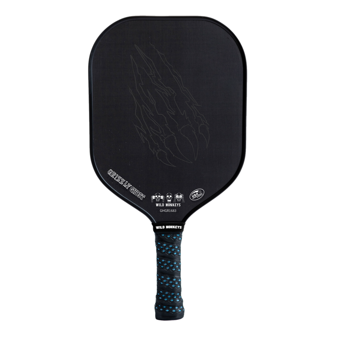 Wild Monkeys Grizzly Ghost Pickleball Paddle - Thumbnail 2