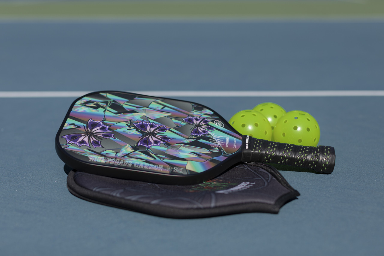 Nightshade Carbon 3K lightweight carbon fiber pickleball paddle