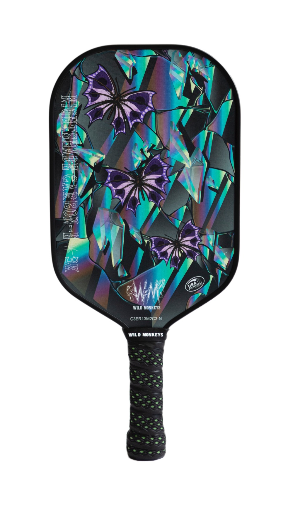 Nightshade Carbon-E 3K elongated midweight carbon fiber pickleball