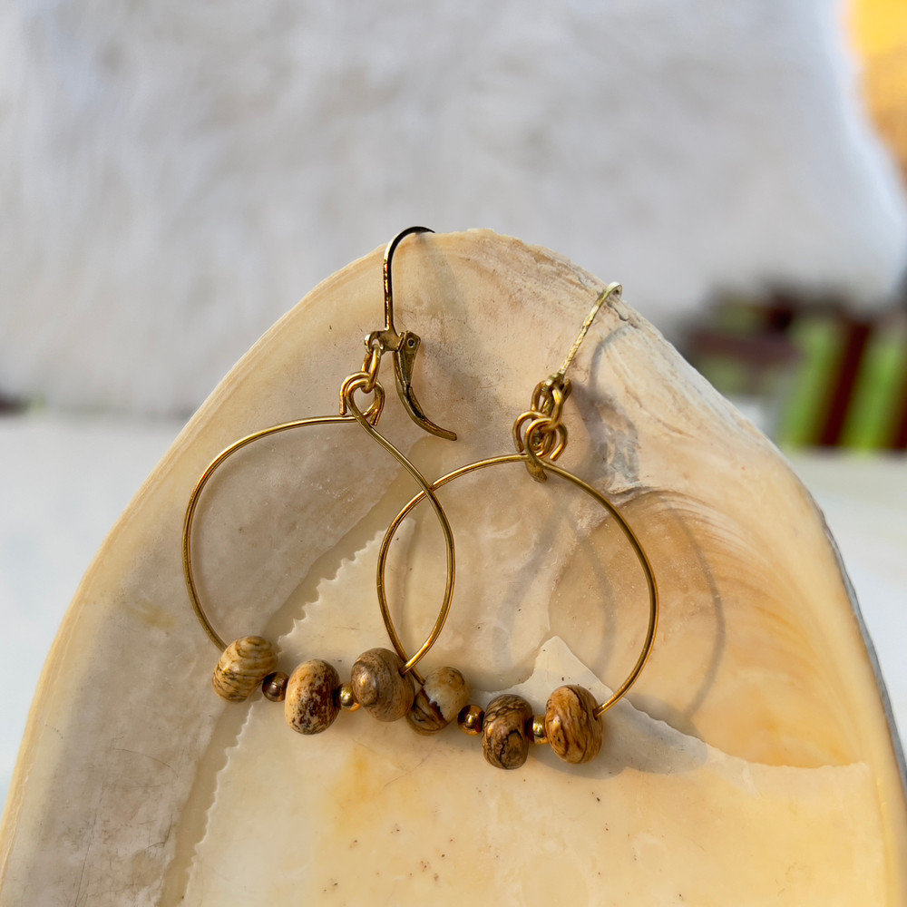 HOOP CHAIN DROP EARRINGS FOR SALE - JEWELRY ONLINE | VICTORIA BEKERMAN –  Victoria Bekerman Studio