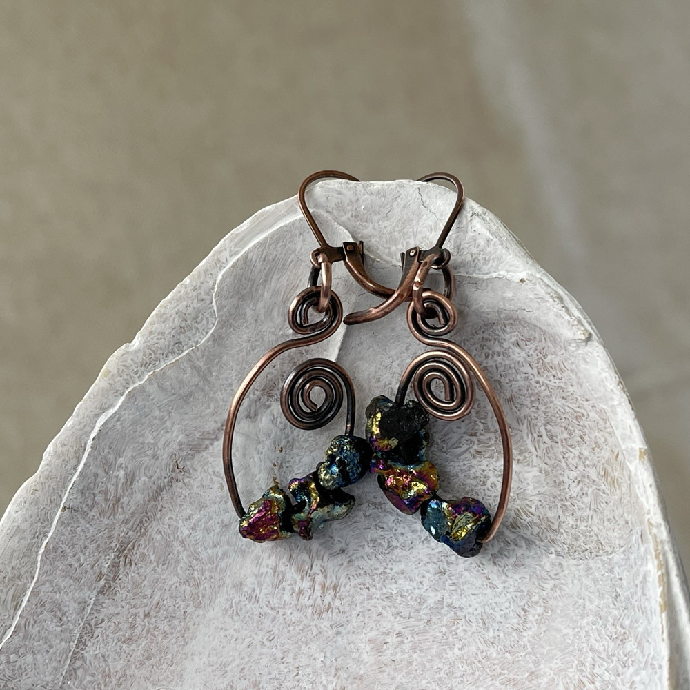 Rainbow Swirl Earrings