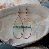 Sweet Green Teardrop Earrings Sweet Green Teardrop Earrings