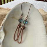 Iridescent Oval Earrings