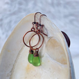 Tumbled Glass Earrings