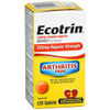Ecotrin Safety Coated Aspirin 325mg Regular Strength - 125 Tablets Thumbnail Image
