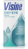 Visine Tears Dry Eye Relief Lubricant Eye Drops - 0.5 oz Thumbnail Image