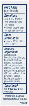 Visine Tears Dry Eye Relief Lubricant Eye Drops - 0.5 oz Thumbnail Image