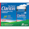 Claritin 24 Hour Indoor & Outdoor Allergy Tablets - 30 ct Thumbnail Image