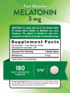 Nature's Truth Melatonin 3 mg Fast Dissolve Tabs Natural Berry Flavor - 180 ct Thumbnail Image