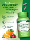 Nature's Truth Ultra Triple Strength Cranberry 15,000 mg Plus Vitamin C Quick Release Capsule  - 90 ct Thumbnail Image