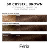 L'Oreal Feria Permanent Haircolour Gel 60 Crystal Brown Light Natural Thumbnail Image