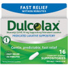 Dulcolax Medicated Laxative Suppositories - 16 ct Thumbnail Image