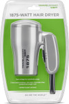 Travel Size Folding Hair Dryer, Silver - 1875W Thumbnail Image