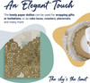 Royal Lace Foil Lace Round Doilies, Gold, 10" - 8 ct Thumbnail Image