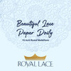 Royal Lace Foil Lace Round Doilies, Gold, 10" - 8 ct Thumbnail Image