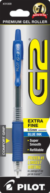 G2 Gel Ink Rolling Ball Pen, Blue, Extra Fine - 1 Pkg Thumbnail Image