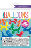 Twist & Shape Balloons, Asst, 25 Ct - 1 Pkg Thumbnail Image
