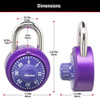 Padlock Combination W/Clear Dial - 1 Pkg Thumbnail Image