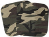 Iron-On Camouflage Patches, Green/Tan Camo, 5"X5" - 1 Pkg Thumbnail Image