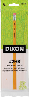 Dixon #2 Pencils, Yellow, 8Pk. - 1 Pkg Thumbnail Image