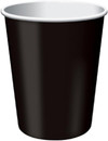 Solid Color Hot/Cold Cups, Black, 9 oz - 1 Pkg Thumbnail Image