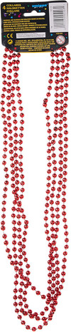Bead Necklace Party Favors, Red, 32" - 1 Pkg Thumbnail Image