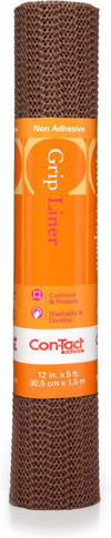 Grip-It Shelf Liner, Chocolate, 12"X5' - 1 Roll Thumbnail Image