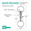 Quick Release Key Ring - 1 Pkg Thumbnail Image