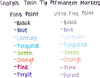 Sharpie Twin Tip Marker, Primary, 4Ct. - 1 Pkg Thumbnail Image