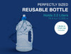 H2O On The Go Water Bottle, Clear, 74 oz - 1 Pkg Thumbnail Image