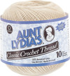 Aunt Lydia's Crochet Thread, Natural, 1000 Yd. - 3 Pkgs Thumbnail Image