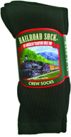 Men's Crew Socks, Black - 1 Pkg Thumbnail Image