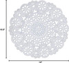 Royal Lace Paper Lace Doilies, White, 10" - 12 ct Thumbnail Image